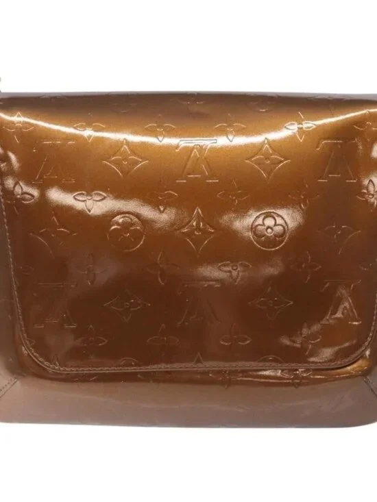 Authentic LOUIS VUITTON Monogram Vernis Thompson Street Bag Bronze M91124 LV - Picture 9 of 16
